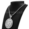 Hip Hop HUGE MEDUSA PENDANT Exclusive Pendant W/ Franco & Tennis Choker Chain Set - Raonhazae