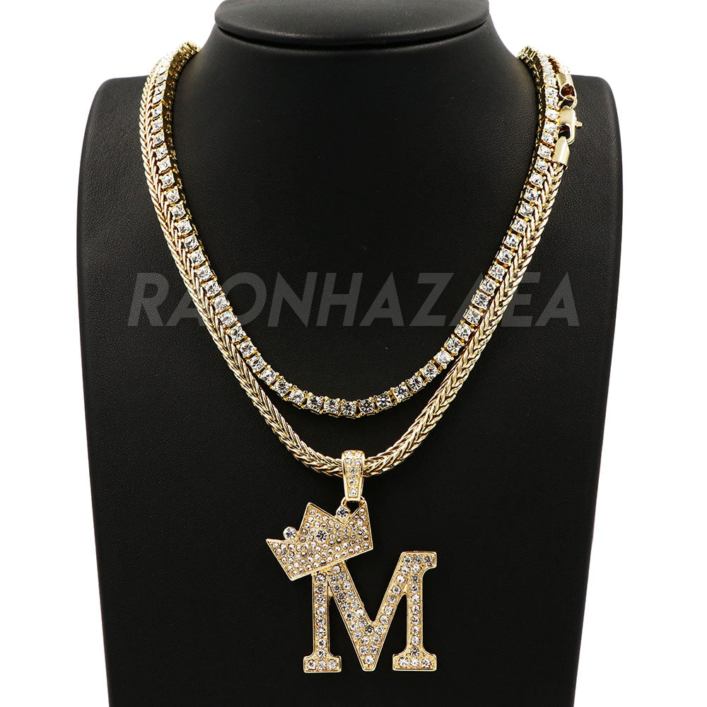 ミュージシャン CROWN NECKLACE GOLD 41jrhoxGkjL.jpg_BO30,255,255,
