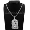 Hip Hop JESUS FACE Pendant W/ Franco Chain / Tennis Choker Chain - Raonhazae