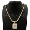 Hip Hop DOGTAG Pendant W/ Franco Chain / Tennis Choker Chain. - Raonhazae