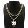 Hip Hop DESIGNER PANDA Pendant W/ Franco Chain / Tennis Choker Chain. - Raonhazae