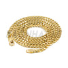 Solid Brass Gold Diamond Cut Guadalupe Pendant w/ 5mm 24" Concave Cuban Chain B03G - Raonhazae