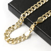 Raonhazae 14K Gold Plated Concave Cuban Necklace Chain (4-10m) W/ 8"/9"/24"/30" - Raonhazae