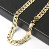 Raonhazae 14K Gold Plated Concave Cuban Necklace Chain (4-10m) W/ 8"/9"/24"/30" - Raonhazae