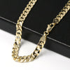 Raonhazae 14K Gold Plated Concave Cuban Necklace Chain (4-10m) W/ 8"/9"/24"/30" - Raonhazae