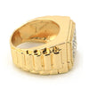 HIP HOP FASHION SOLID "CLASSIC" GOLD PLATED RING BK003G - Raonhazae