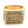 HIP HOP SOLID "PIMP DRAKE" GOLD PLATED RING BK004G - Raonhazae