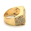 HIP HOP SOLID "PIMP DRAKE" GOLD PLATED RING BK004G - Raonhazae