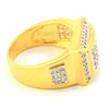 MEN'S HIP HOP LAB DIAMOND MIGOS BRASS RING SIZE 8-12 BR001G - Raonhazae