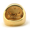 MEN'S HIP HOP LAB DIAMOND MEDUSA BRASS RING SIZE 8-12 BR002G - Raonhazae