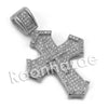 Lab diamond Micro Pave Medieval Jesus Cross Pendant w/ Miami Rope Chain BR009 - Raonhazae