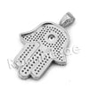 Lab diamond Micro Pave Love Hamsa Vision Pendant w/ Miami Cuban Chain BR009 - Raonhazae