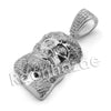 Lab diamond Micro Pave Jesus Face Pendant w/ Miami Cuban Chain BR032 - Raonhazae