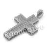 Lab diamond Micro Pave Jesus Cross Pendant w/ Miami Cuban Chain BR039 - Raonhazae