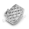 Lab diamond Micro Pave Basketball Hoop Pendant w/ Miami Cuban Chain BR056 - Raonhazae