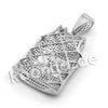 Lab diamond Micro Pave Jersey 23 Pendant w/ Miami Cuban Chain BR057 - Raonhazae