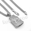 Lab diamond Micro Pave Jersey 23 Pendant w/ Miami Cuban Chain BR057 - Raonhazae