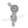 Lab diamond Micro Pave Fiend of a Microphone Pendant w/ Miami Cuban Chain BR077 - Raonhazae