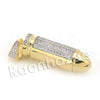 Lab diamond Micro Pave Bullet Pendant w/ Miami Cuban Chain BR087 - Raonhazae