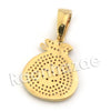 Lab diamond Micro Pave Money Bag Pendant w/ Miami Cuban Chain BR089 - Raonhazae