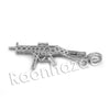 Lab diamond Micro Pave AK47 Machine Gun Pendant w/ Miami Cuban Chain BR090 - Raonhazae