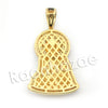 Lab diamond Micro Pave Buddha Pendant w/ Miami Cuban Chain BR092 - Raonhazae