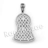 Lab diamond Micro Pave Buddha Pendant w/ Miami Cuban Chain BR092 - Raonhazae