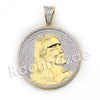 Lab diamond Micro Pave HUGE Jesus MedallionPendant w/ Miami Cuban Chain BR088 - Raonhazae