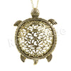 Antique Chain Vintage Turtoise Magnifying Glass Locket Pendant Necklace - Raonhazae