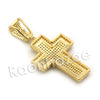 Lab diamond Micro Pave Uzi Jesus Cross w/ Miami Cuban Chain BR097 - Raonhazae