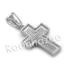 Lab diamond Micro Pave Uzi Jesus Cross w/ Miami Cuban Chain BR097 - Raonhazae