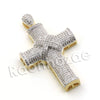 Lab diamond Micro Pave Drizzy Drake Jesus Cross w/ Miami Cuban Chain BR098 - Raonhazae