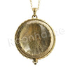 Antique Love is Complicated Chain Magnifying Glass Locket Pendant Necklace - Raonhazae