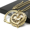 Antique Love is Complicated Chain Magnifying Glass Locket Pendant Necklace - Raonhazae