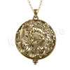 Antique Butterfly Effect 5X Magnifying Glass Locket Pendant Necklace - Raonhazae