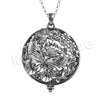 Antique Butterfly Effect 5X Magnifying Glass Locket Pendant Necklace - Raonhazae