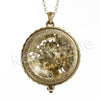 Antique Butterfly Effect 5X Magnifying Glass Locket Pendant Necklace - Raonhazae