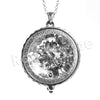 Antique Butterfly Effect 5X Magnifying Glass Locket Pendant Necklace - Raonhazae