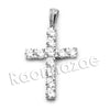 Lab diamond Micro Pave Enlighten Jesus Cross Pendant w/ Miami Cuban Chain BR104 - Raonhazae