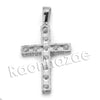 Lab diamond Micro Pave Enlighten Jesus Cross Pendant w/ Miami Cuban Chain BR104 - Raonhazae