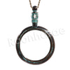 Patina Antique Vintage Design 5X Magnifying Glass Locket Pendant Necklace - Raonhazae