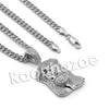 Lab diamond Micro Pave Jesus Face w/ Miami Cuban Chain BR116 - Raonhazae