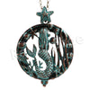 Patina Antique Vintage Design Tree of Life 5X Magnifying Glass Locket Pendant Necklace - Raonhazae