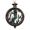 Patina Antique Vintage Design Tree of Life 5X Magnifying Glass Locket Pendant Necklace - Raonhazae