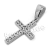 Lab diamond Micro Pave Mini Jesus Cross Pendant w/ Miami Cuban Chain BR130 - Raonhazae
