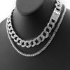 Hip Hop Quavo DIAMOND Miami Cuban Choker Tennis Chain Necklace L02 - Raonhazae