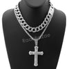 Hip Hop Quavo CROSS Miami Cuban Choker Tennis Chain Necklace L06 - Raonhazae