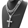 Hip Hop Quavo CROSS Miami Cuban Choker Tennis Chain Necklace L06 - Raonhazae