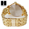 Men's Hip Hop 14K Gold PT Bling Lab Diamond Techno King Watch L1 - Raonhazae