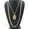 OCTOBER'S VERY OWN CHARM ROPE CHAIN DIAMOND CUT CUBAN CHAIN NECKLACE 72 - Raonhazae